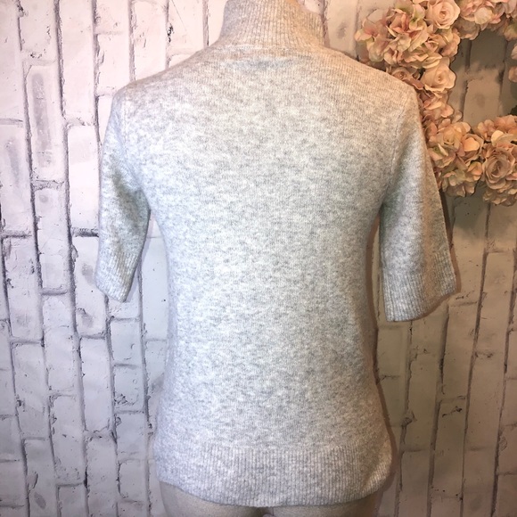Adrienne Vittadini gray wool blend turtleneck - Picture 4 of 6